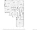 Detailed first floor plan showcasing the layout of the living spaces, kitchen, and primary bedroom suite at 24487 E Frost Dr, Aurora, CO 80016