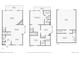 Floor plan showing the dimensions and layout of the first and second floor at 6250 Everett Ct # F, Arvada, CO 80004