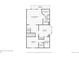 Detailed floor plan showcasing the layout of the bedrooms, bathrooms, and balcony in the property at 6250 Everett Ct # F, Arvada, CO 80004