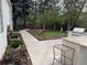 Well-manicured backyard features a putting green, outdoor kitchen, and lush landscaping at 4 Cherry Hills Farm Dr, Cherry Hills Village, CO 80113
