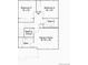 Second-floor layout featuring a main suite, two bedrooms, and a bathroom for comfortable living at 15268 Detroit St, Thornton, CO 80602