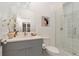 Modern bathroom with glass shower and vanity at 2351 N Emerson St, Denver, CO 80205