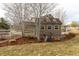 Charming backyard outbuilding with small windows, complemented by natural landscaping at 3392 Homestead Dr, Longmont, CO 80504