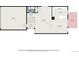 Detailed floor plan showcasing the layout of the home, including room dimensions and spatial relationships at 2812 W Davies Dr, Littleton, CO 80120