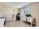 Comfortable home office featuring built-in shelving and a large window at 10487 Panther Trce, Lone Tree, CO 80124