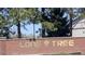 Lone Tree brick signage with the city name and logo in a natural setting at 7659 Lebrun Ct, Lone Tree, CO 80124