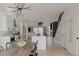 Open concept living space includes a dining area, kitchen, and living room at 1322 Raleigh St, Denver, CO 80204