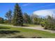 Picturesque property with mature trees, expansive grassy areas and winding driveways at 4480 S Franklin St, Cherry Hills Village, CO 80113