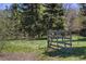 Gated area with mature trees surrounding a lush grassy area on the property at 4480 S Franklin St, Cherry Hills Village, CO 80113