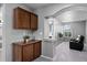 Cozy den with built in storage, TV and comfortable seating at 3917 Starry Night Loop, Castle Rock, CO 80109