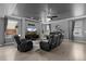 Living room with plush seating, a modern TV, and an airy feel at 3917 Starry Night Loop, Castle Rock, CO 80109