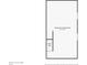 Unfinished basement floor plan measuring 17'4