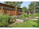 Charming garden featuring raised beds with lush greenery, showcasing a perfect space for gardening enthusiasts at 3380 S Ogden St, Englewood, CO 80113