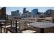 Charming rooftop patio with patio furniture and stunning skyline views perfect for outdoor relaxation at 2261 Blake St # 5H, Denver, CO 80205