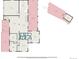 Detailed floor plan showcasing the layout of the home including kitchen, living and dining areas and bedrooms at 90 Ammons St, Lakewood, CO 80226