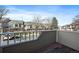 Balcony overlooking the parking area at 1818 S Quebec Way # B15-5, Denver, CO 80231