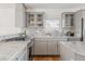 Kitchen featuring granite countertops, stainless steel appliances, and plenty of counter space for meal preparation at 1835 Columbine Ave, Boulder, CO 80302