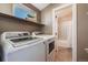 Convenient laundry room with washer and dryer included at 3880 Sheridan Blvd, Denver, CO 80212
