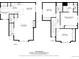 First and second floor floorplan shows layout of kitchen, living room, bedrooms, and bathrooms at 1816 S Pagosa Way # 5, Aurora, CO 80017