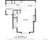 First floor floorplan shows layout of kitchen, living room, bedrooms, and bathrooms at 1816 S Pagosa Way # 5, Aurora, CO 80017
