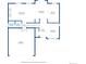 Floor plan of the main level, featuring kitchen, living, and dining areas at 3575 W Hamilton Pl, Denver, CO 80236