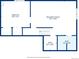 Floor plan of the basement level, featuring recreation room, bedroom and bath at 3575 W Hamilton Pl, Denver, CO 80236