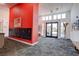 Apartment lobby with mailboxes, stylish decor, and bright entrance at 3500 S Corona St # 205, Englewood, CO 80113