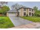 Charming home with attached garage and driveway and nicely manicured lawn at 8075 S Harrison Way, Centennial, CO 80122