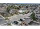A high angle view of the community pool and surrounding parking and neighborhood at 9568 W San Juan Cir # 203, Littleton, CO 80128