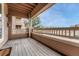 Cozy balcony view with wood floors and an exterior view at 9568 W San Juan Cir # 203, Littleton, CO 80128