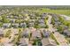 Beautiful aerial view of homes in a neighborhood backing to a lush green golf course at 1404 Tonkin Pl, Longmont, CO 80504