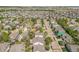 An aerial view of a neighborhood featuring green spaces and single-Gathering homes at 1404 Tonkin Pl, Longmont, CO 80504