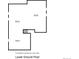 Lower Ground Floor floorplan exhibiting the ample basement square footage at 1404 Tonkin Pl, Longmont, CO 80504