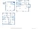 Detailed floor plan showcasing the layout of the home, including bedrooms and living areas at 280 Ammons St, Lakewood, CO 80226