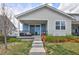 Charming front porch with seating, landscaping, and a welcoming entrance to the home at 655 Stonebridge Dr, Longmont, CO 80503