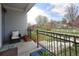 Relaxing patio offering comfortable seating and a serene view of the landscaped yard at 655 Stonebridge Dr, Longmont, CO 80503