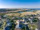 Beautiful aerial view of the house, community, and surrounding areas with trail, lake and clubhouse at 27235 E Lakeview Pl, Aurora, CO 80016