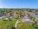 Aerial view of a skate park with autumn colors in the background, showcasing recreational area at 4020 Upham St, Wheat Ridge, CO 80033