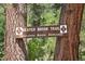 A sign marks the Beaver Brook Trail entrance on Stapleton Drive at 25803 Aspen Way, Golden, CO 80401