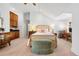 Bright bedroom featuring a sitting area, desk, vaulted ceiling, and plenty of space at 317 N Lafayette St, Denver, CO 80218