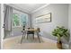 Home office featuring a modern desk, neutral decor, and natural light at 864 Garfield St, Denver, CO 80206