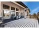Spacious back deck perfect for outdoor dining and entertaining with views at 1803 Avenida Del Sol, Castle Rock, CO 80104