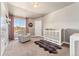 Cozy Bedroom with a crib, chair, and plush carpeting creating a warm atmosphere at 1803 Avenida Del Sol, Castle Rock, CO 80104