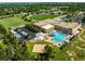 Aerial view highlighting the property's proximity to local amenities and community facilities at 1542 Kilkenny St, Boulder, CO 80303