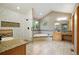 Beautiful bathroom featuring a soaking tub, walk-in shower, and large vanity space at 5683 Fig Way, Arvada, CO 80002