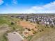 Neighborhood aerial view showing the dog park at 3865 S Dayton St # 105, Aurora, CO 80014