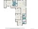 This is a floor plan featuring primary bedrooms, bedrooms, a laundry room, and a sitting room at 3057 S University Cir, Englewood, CO 80113