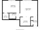 Floorplan of property showing bedroom, living room, bath, kitchen, and foyer at 937 Clarkson St # 101, Denver, CO 80218