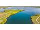 Scenic aerial view of a lake showcasing the natural beauty of the waterfront location at 26741 E Arbor Dr, Aurora, CO 80016