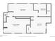 Floor plan showing the basement layout with flex room, bathroom, bedroom and laundry at 1601 Albion St, Denver, CO 80220
